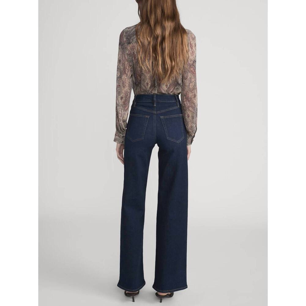 NEW FRAME women's le slim palazzo jean in fairway - Picture 4 of 5